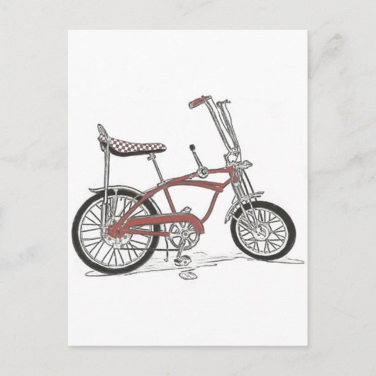 60のシュウィンスティングレイアップルクレートマッスルバイク ポストカード (正面)