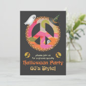 60のテーマハローウィンパーティ招待状 招待状 (スタンド正面)