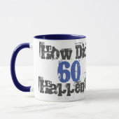 60の原因は?第60誕生日 マグカップ (左)