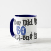 60の原因は?第60誕生日 マグカップ (正面左)
