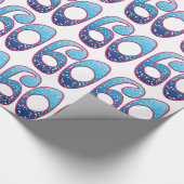 60の年齢の激賞 ラッピングペーパー (角)