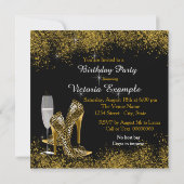 60の誕生日パーティーへの参加 招待状 (裏面)