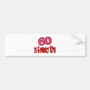 60はです6完全な1910年代(ピンク) バンパーステッカー