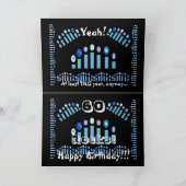 60はラッキーナンバー…ハッピー60誕生日! カード (内部)