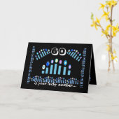 60はラッキーナンバー…ハッピー60誕生日! カード (黄色い花)