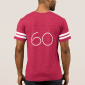 60は新しいセクシーおもしろい60番目の誕生日引用文デザイン Tシャツ (裏面)