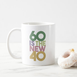 60は新しい40~60番目の誕生日贈答品 コーヒーマグカップ