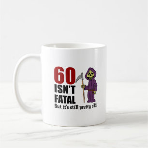60は死ぬのではなく、まだ古い死神 コーヒーマグカップ