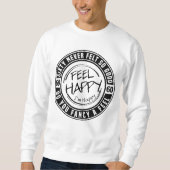 60は決して感じ良くない スウェットシャツ (正面)