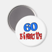 60は6パーフェクト10秒（青） マグネット (正面/裏面)