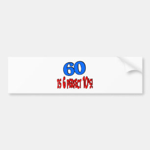 60は6完全な1910年代はです(青い) バンパーステッカー
