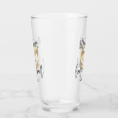60を素晴らしい誕生日に見せる金ゴールド タンブラーグラス (右)