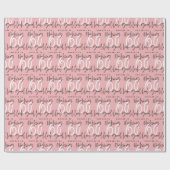 60を良い誕生日ギフトラップに見せる ラッピングペーパー (フラット)