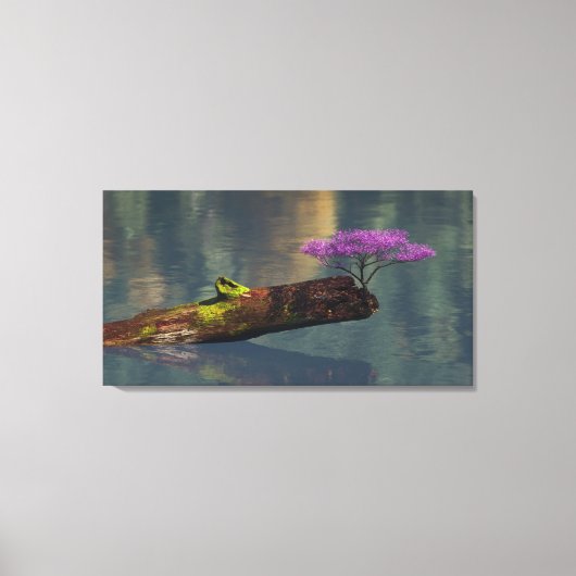 60インチx 40インチ紙ポスターと「Rebirth」イメージ キャンバスプリント (正面)