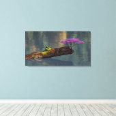 60インチx 40インチ紙ポスターと「Rebirth」イメージ キャンバスプリント (インサイチュ (ウッドフロア))