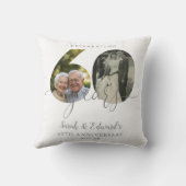 60エレガント周年結婚写真2 クッション (裏面)