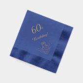 60エレガント周年記念 箔ナプキン (左)