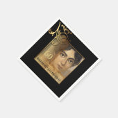 60エレガント誕生日フォト紙ナプキンス スタンダードカクテルナプキン (角)