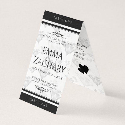 60エレガントth 75th Diamond結婚's Anniversary (正面)