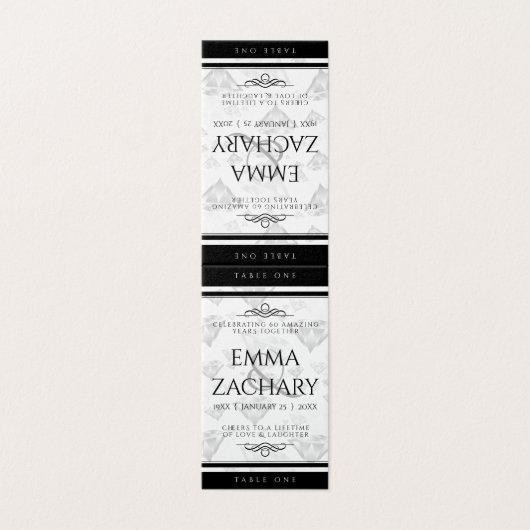 60エレガントth 75th Diamond結婚's Anniversary (外部フラット)