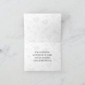 60エレガントth 75th Diamond結婚's Anniversary サンキューカード (内部)