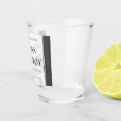 60エレガントth 75th Diamond結婚's Anniversary ショットグラス (右)