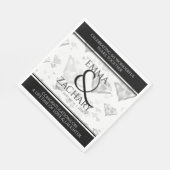 60エレガントth 75th Diamond結婚's Anniversary スタンダードランチョンナプキン (角)