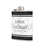 60エレガントth 75th Diamond結婚's Anniversary フラスク (左)