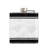 60エレガントth 75th Diamond結婚's Anniversary フラスク (裏面)