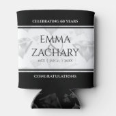 60エレガントth 75th Diamond結婚's Anniversary 缶クーラー (裏面)