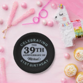 60カスタム番目の誕生日ユーモア ペーパープレート (パーティー)