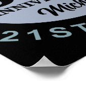 60カスタム番目の誕生日ユーモア ポスター (角)