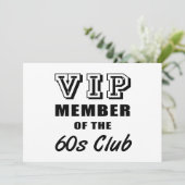 60ズクラブ誕生日 カード (スタンド正面)