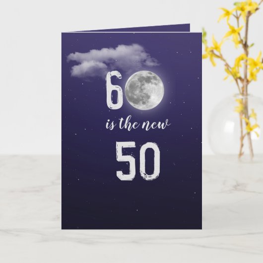 60バースデーナイトスカイカードを回す カード (黄色い花)