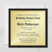 60バースデーパーティ招待状-カスタム写真 招待状 (裏面)