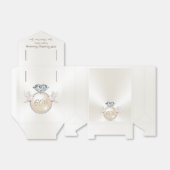 60パーソナライズされた周年記念結婚ボックス フェイバーボックス (折り畳みなし)