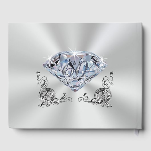 60パーソナライズされた周年記念結婚本 ゲストブック (裏面)