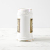 60パーソナライズされた番目の誕生日名の年の写真ヴィンテージ ビールジョッキ (中央)