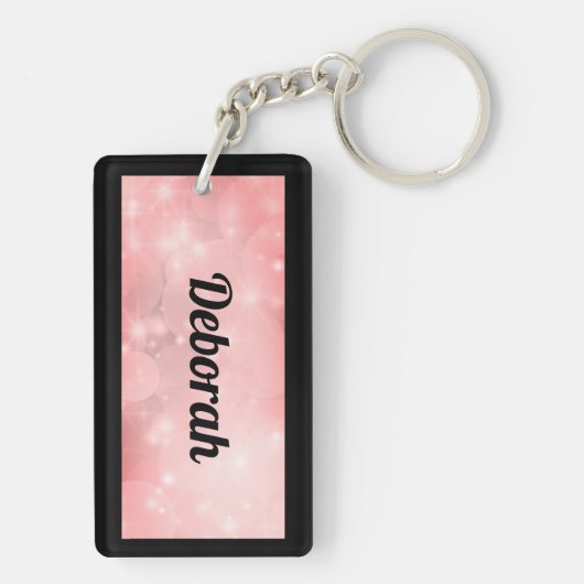 60パーソナライズされた誕生日アクリル酸キーチェーン キーホルダー (裏面)