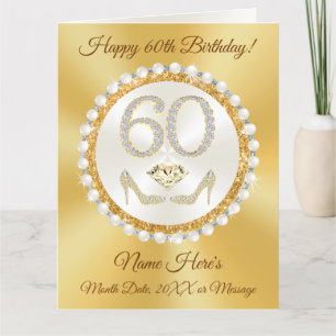 60パーソナライズされた誕生日カードのための彼女素晴らし、 カード
