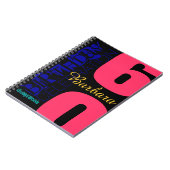 60パーソナライズされたth誕生日ポップ・アートのゲストブック ノートブック (左側)