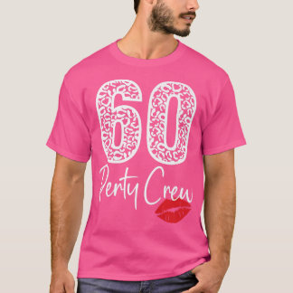 60パーティークルー飲みビアギフト60年ハッピー Tシャツ