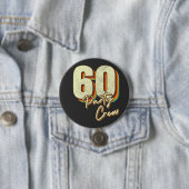 60パーティークルー60誕生日ラウンド 缶バッジ (インサイチュ)