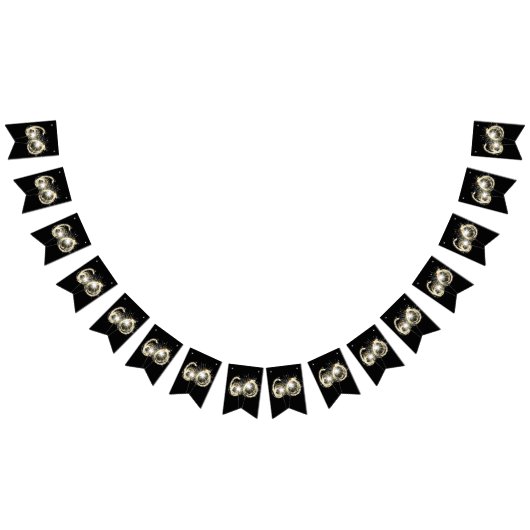 60パーティースパーカーズオンブラック バンティングフラッグ (全)