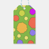 60ファンキー年代/70年代のレトロなテーマサークル ギフトタグ (裏面)