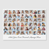 60フォトコラージュあいさつ用磁気カードの追加 (正面)