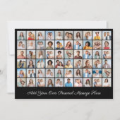 60フォトコラージュ自分のグリーティングカードを追加 (正面)