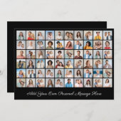 60フォトコラージュ自分のグリーティングカードを追加 (正面/裏面)