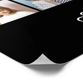 60フォトコラージュ自分のグリーティングポスターを追加 ポスター (角)