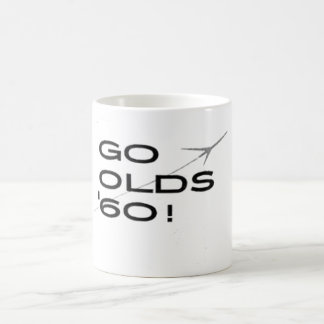 「60マグは行きます コーヒーマグカップ